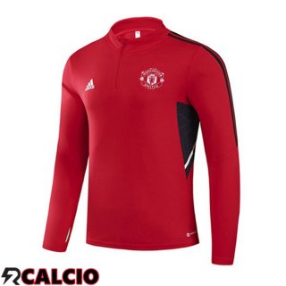 Felpa Allenamento Manchester United Rosso 2022/2023