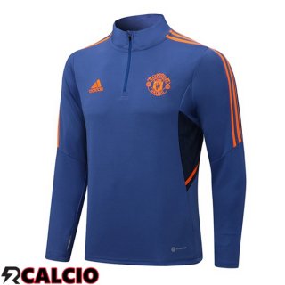 Felpa Allenamento Manchester United Blu 2022/2023