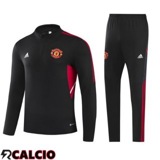 Insieme Tuta Calcio Manchester United Nero 2022/2023