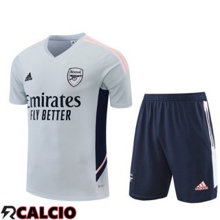 T Shirt Allenamento Arsenal + Pantaloncini Bianco 2022/2023