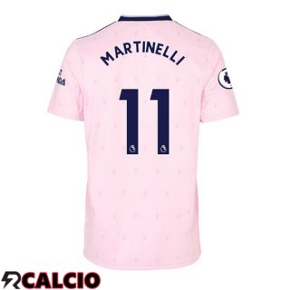 Seconda Maglie Calcio Arsenal (MARTINELLI 11) Rosa 2022/2023