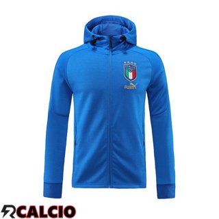 Giacca Con Cappuccio Italia Blu 2022/2023