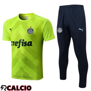 T Shirt Allenamento Palmeiras + Pantaloni Verde 2022/2023