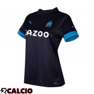 Seconda Maglie Calcio Marsiglia OM Donna Nero 2022/2023
