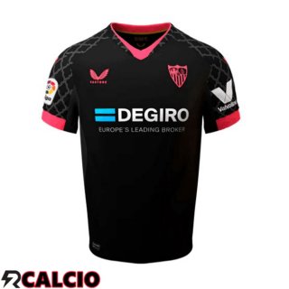 Terza Maglie Calcio Sevilla FC Nero 2022/2023