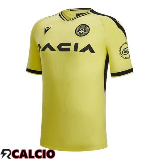 Seconda Maglie Calcio Udinese Calcio Nero Giallo 2022/2023