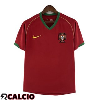 Prima Maglie Calcio Portogallo Retro Rosso 2006