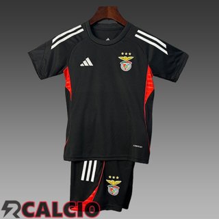 Insieme T Shirt Allenamento Benfica Bambino Nero/Rosso/Bianco 2025/2026