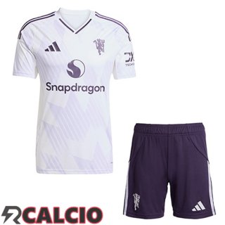 Seconda Maglie Calcio Manchester United Bambino 2025/2026