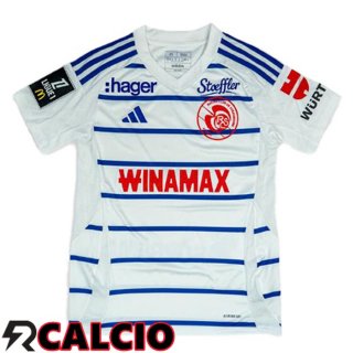 Seconda Maglia RC Strasbourg Alsace Bianco 2024/2025