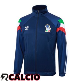 Giacca Calcio Italia Blu Reale 2024/2025