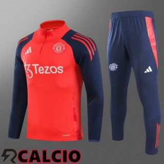 Insieme Tuta Calcio Manchester United Bambino Rosso 2024/2025