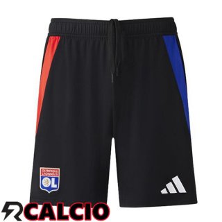 Seconda Pantaloncini Calcio Lione OL Nero 2024/2025