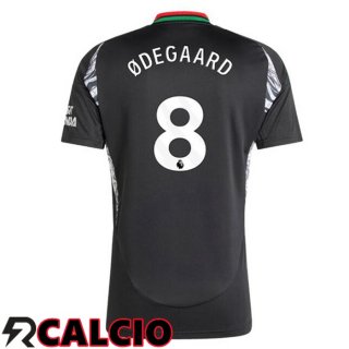 Seconda Maglia Arsenal (ØDEGAARD 8) Nero 2024/2025