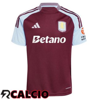 Prima Maglia Aston Villa Rosso 2024/2025
