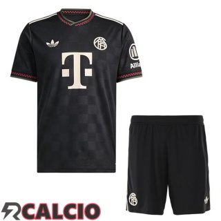 Terza Maglie Calcio Bayern Monaco Bambino Nero 2025/2026