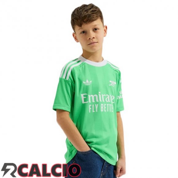 Maglie Calcio Arsenal Bambino Portiere Verde 2025/2026