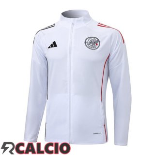 Giacca Calcio AFC Ajax Bianco 2025/2026