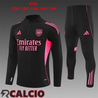 Insieme Tuta Calcio Arsenal Bambino Nero 2025/2026