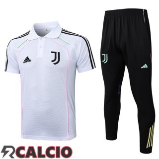 Insieme Polo Juventus + Pantaloni Bianco 2025/2026