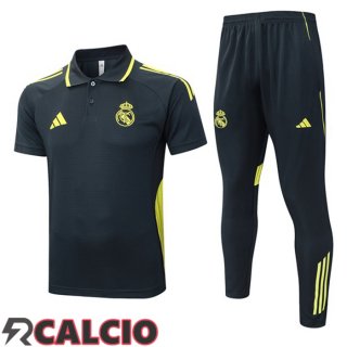 Insieme Polo Real Madrid + Pantaloni Grigio 2025/2026