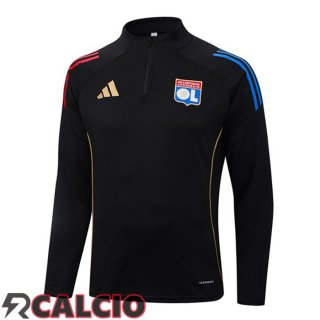 Felpa Allenamento Lione OL Nero 2025/2026