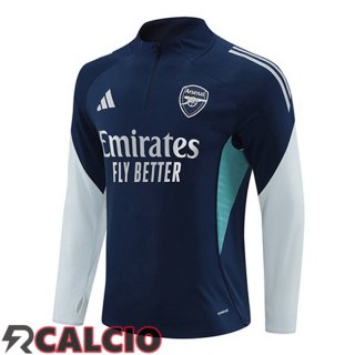 Felpa Allenamento Arsenal Blu Reale 2025/2026