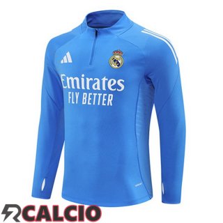 Felpa Allenamento Real Madrid Blu 2025/2026