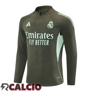 Felpa Allenamento Real Madrid Verde 2025/2026