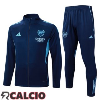 Insieme Tuta Calcio - Giacca Arsenal Blu Reale 2025/2026