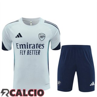 Insieme T Shirt Allenamento Arsenal + Pantaloncini Verde 2025/2026
