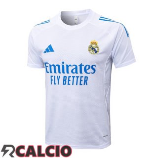 T Shirt Allenamento Real Madrid Bianco 2025/2026