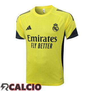 T Shirt Allenamento Real Madrid Giallo 2025/2026
