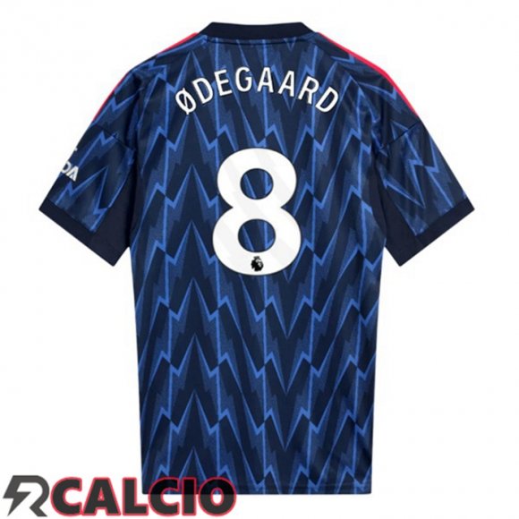 Seconda Maglia Arsenal (ØDEGAARD 8) Blu Reale 2025/2026