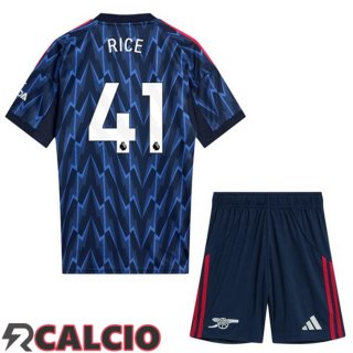 Seconda Maglia Arsenal (RICE 41) Bambino Blu Reale 2025/2026