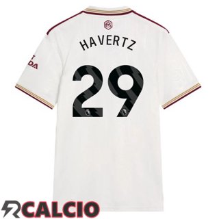 Terza Maglia Arsenal (HAVERTZ 29) Bianco 2025/2026
