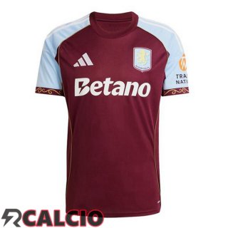 Prima Maglie Calcio Aston Villa Rosso 2025/2026