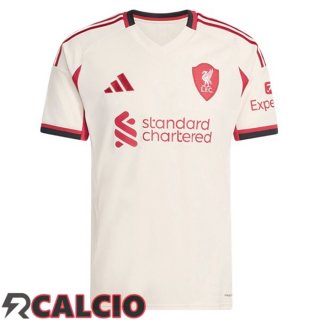 Seconda Maglie Calcio FC Liverpool Giallo 2025/2026