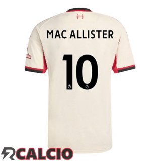 Seconda Maglia FC Liverpool (MAC ALLISTER 10) Giallo 2025/2026