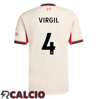 Seconda Maglia FC Liverpool (VIRGIL 4) Giallo 2025/2026