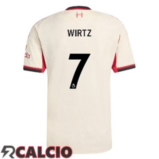 Seconda Maglia FC Liverpool (WIRTZ 7) Giallo 2025/2026