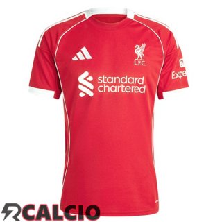 Prima Maglie Calcio FC Liverpool Rosso 2025/2026