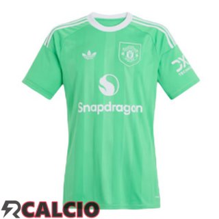 Maglie Calcio Manchester United Portiere Verde 2025/2026
