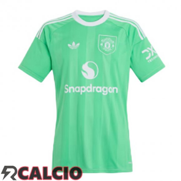Maglie Calcio Manchester United Portiere Verde 2025/2026