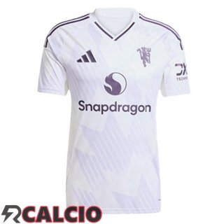 Seconda Maglie Calcio Manchester United Bianco 2025/2026