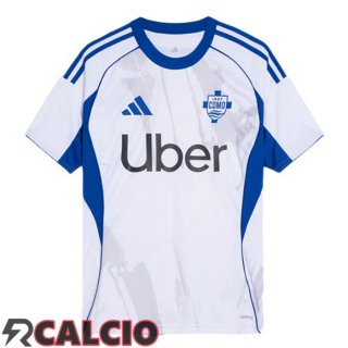 Seconda Maglie Calcio Como 1907 Bianco 2025/2026