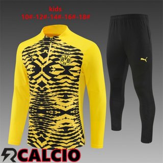 Insieme Tuta Calcio Dortmund BVB Bambino Giallo Nero 2024/2025