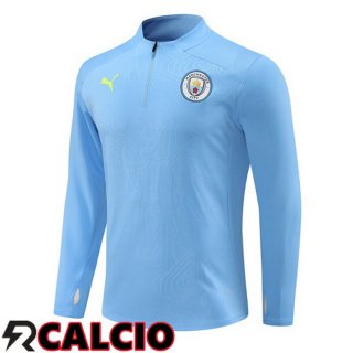 Felpa Allenamento Manchester City Blu 2024/2025