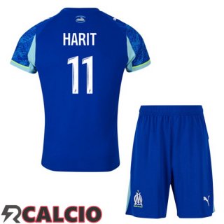 Terza Maglia Marsiglia OM (HARIT 11) Bambino Blu 2025/2026