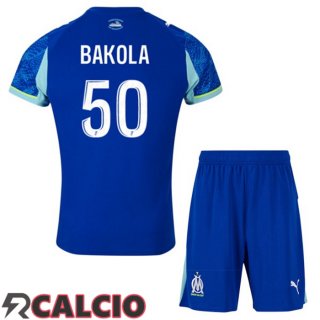 Terza Maglia Marsiglia OM (BAKOLA 50) Bambino Blu 2025/2026